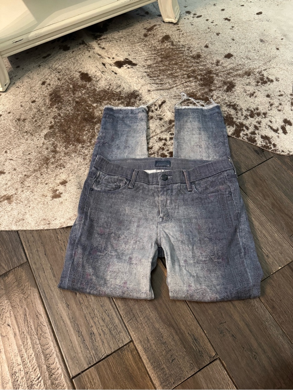 MOTHER The Looker Ankle Fray Jeans